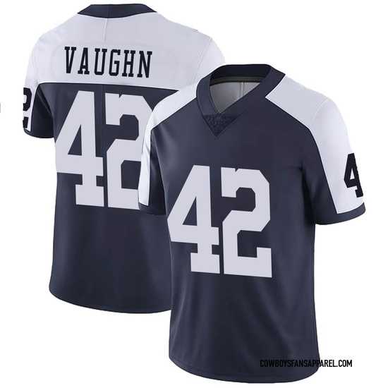 Men & Women & Youth Dallas Cowboys #42 Deuce Vaughn Navy Thanksgiving Vapor Limited Stitched Jersey->dallas cowboys->NFL Jersey